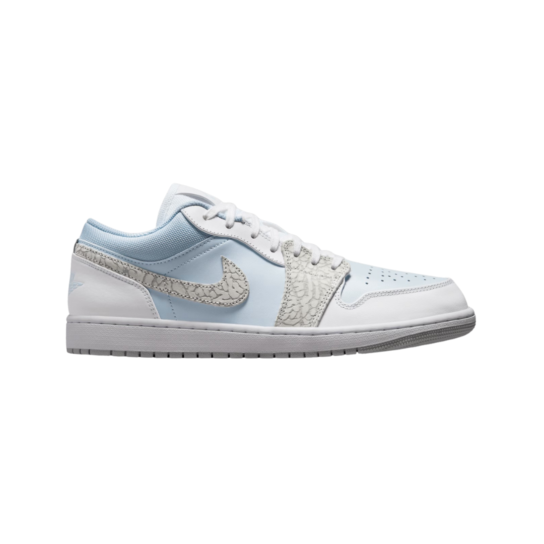 Nike Air Jordan 1 Low SE Blue Tint Elephant Print - Missing Box Lid